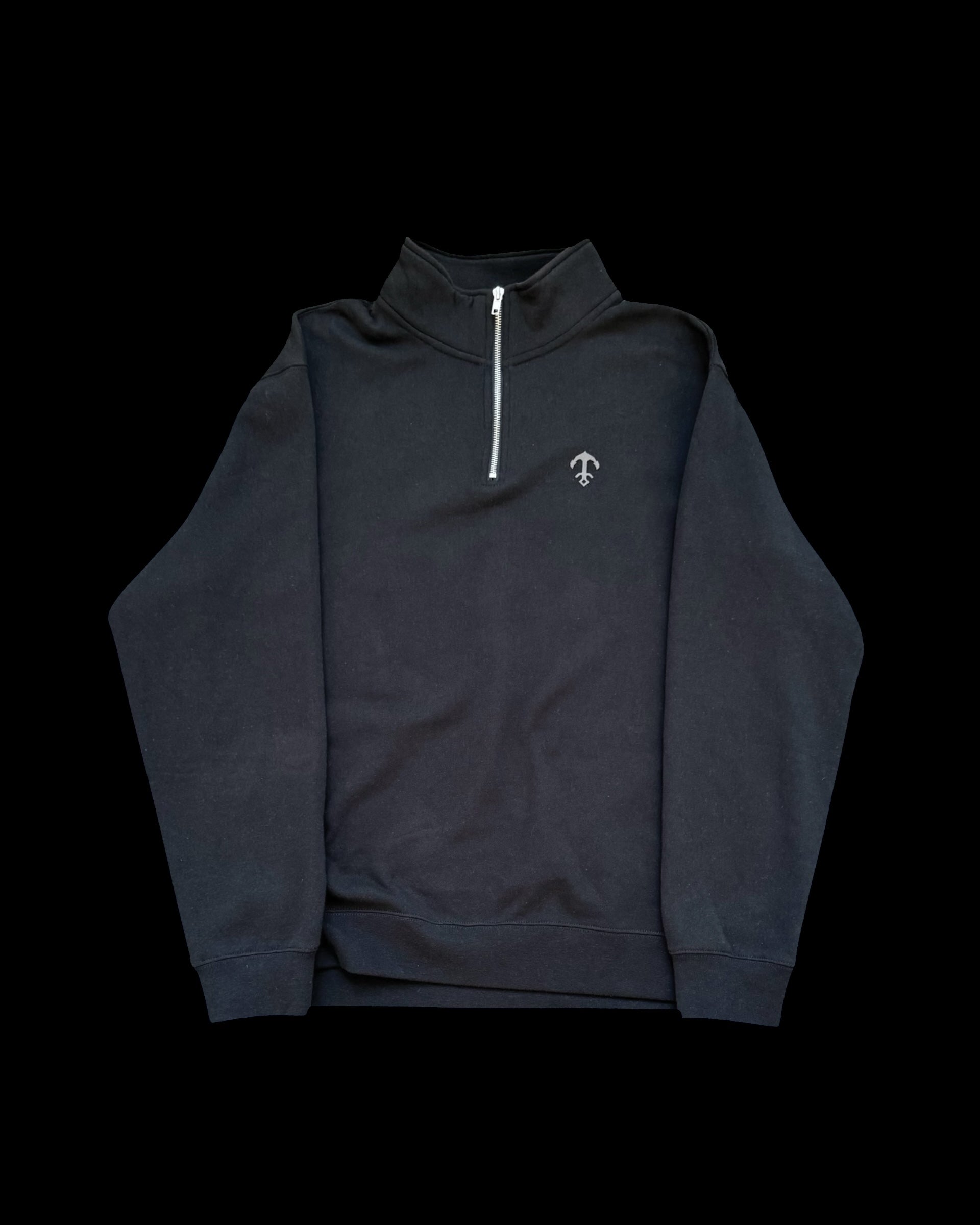 CADET QUARTER ZIP  (Black)