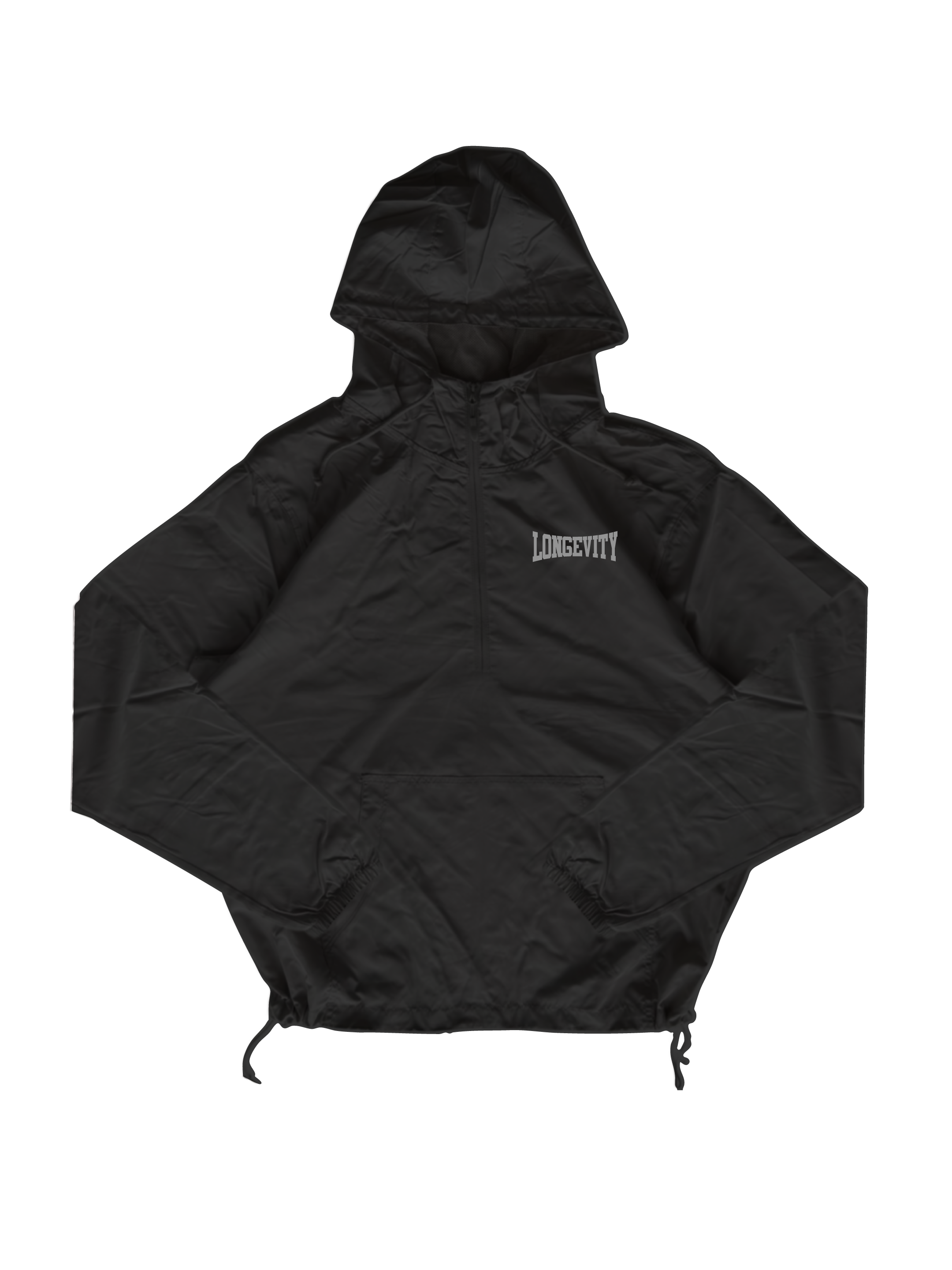 stretch_packaway windbreaker [black]
