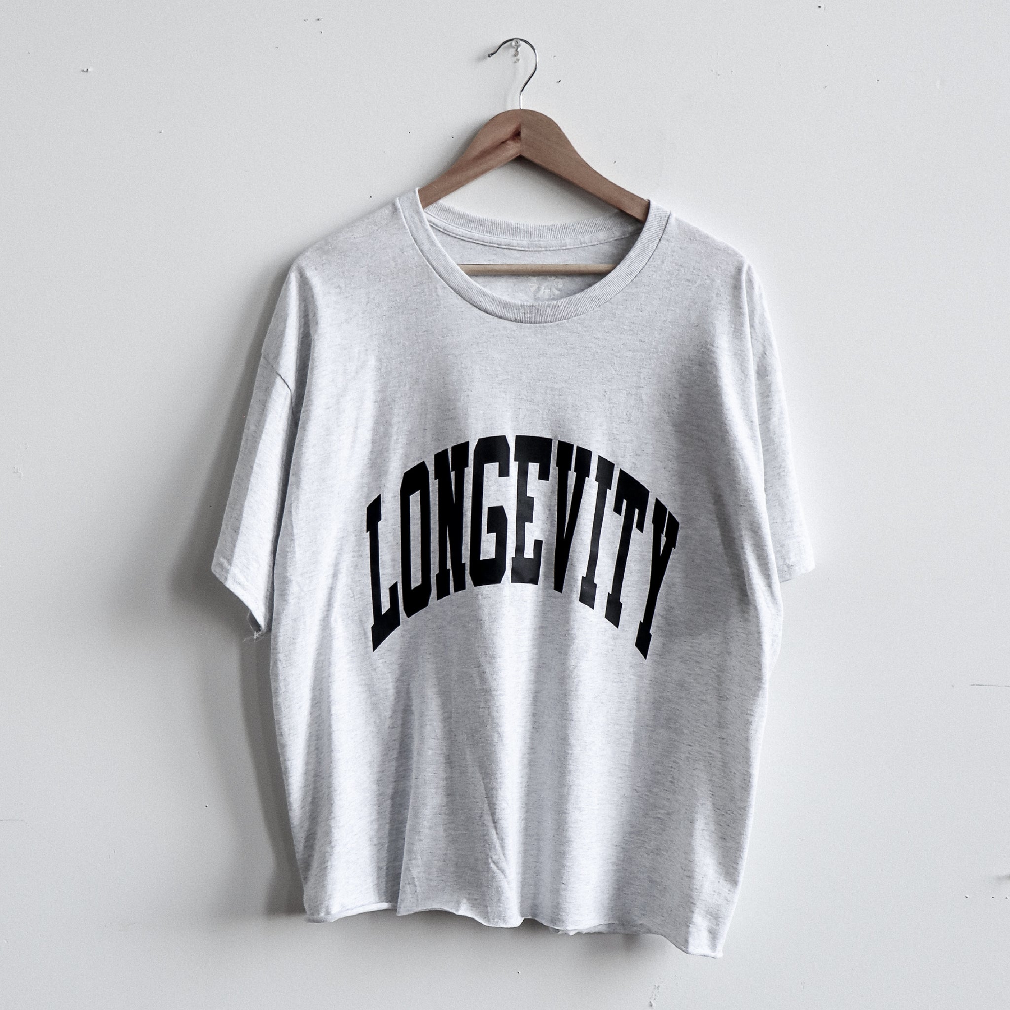 ARCH LOGO BOXY TEE (ASH)