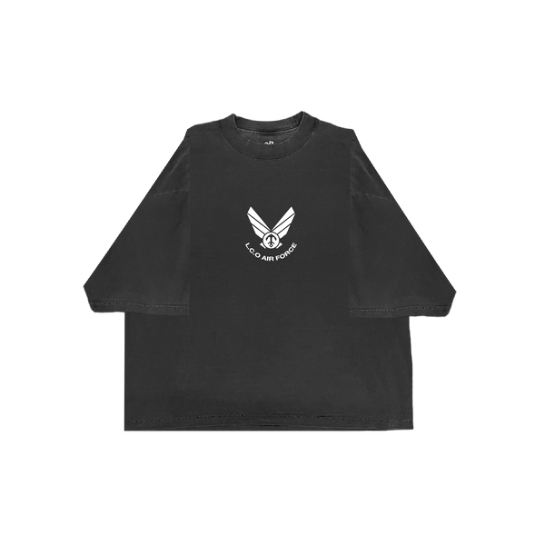 L.C.O AIR FORCE DROP SHOULDER TEE (BLACK)