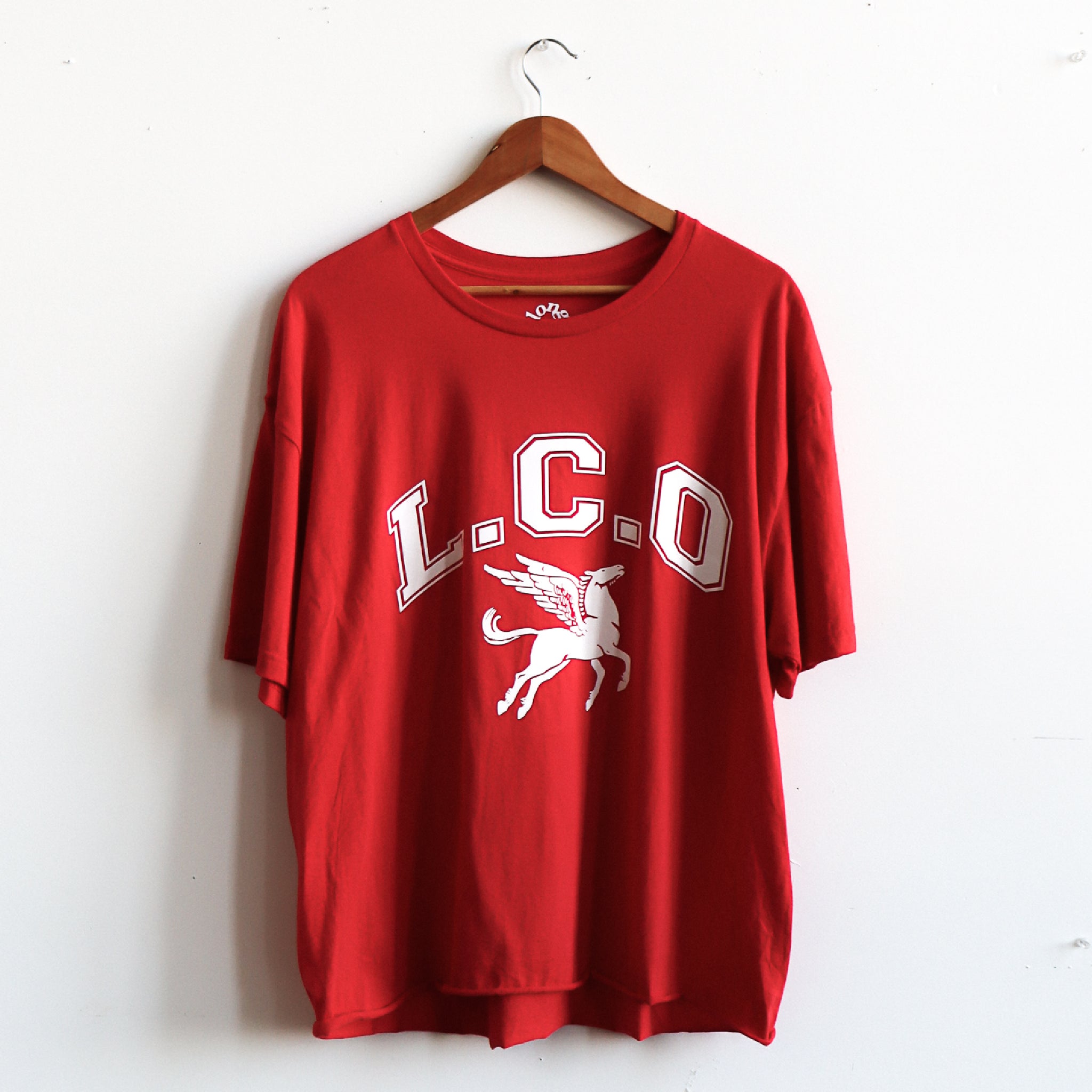 PEGASUS BOXY TEE (RED)