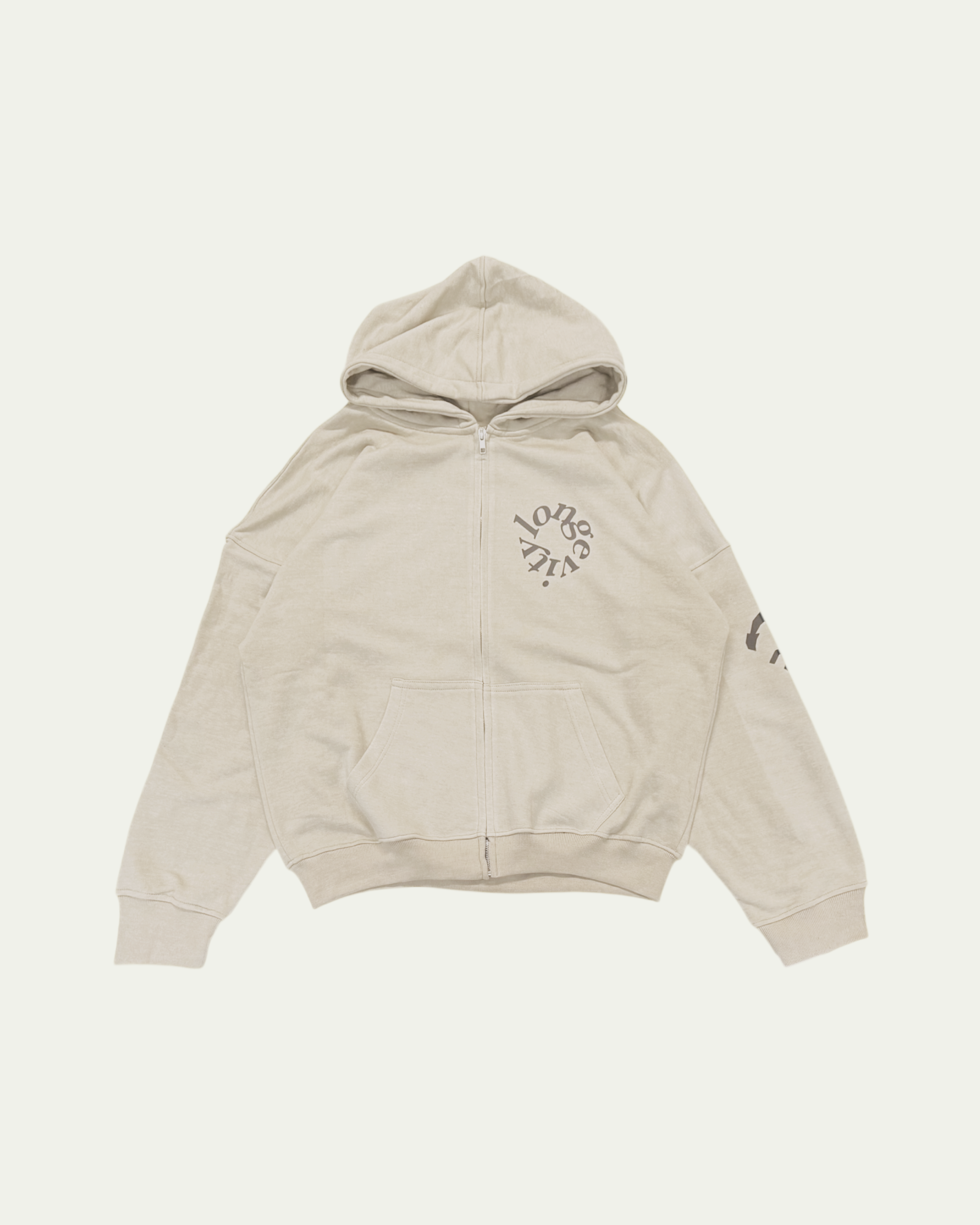 Continuation V2 Zip Up (Light Tan)