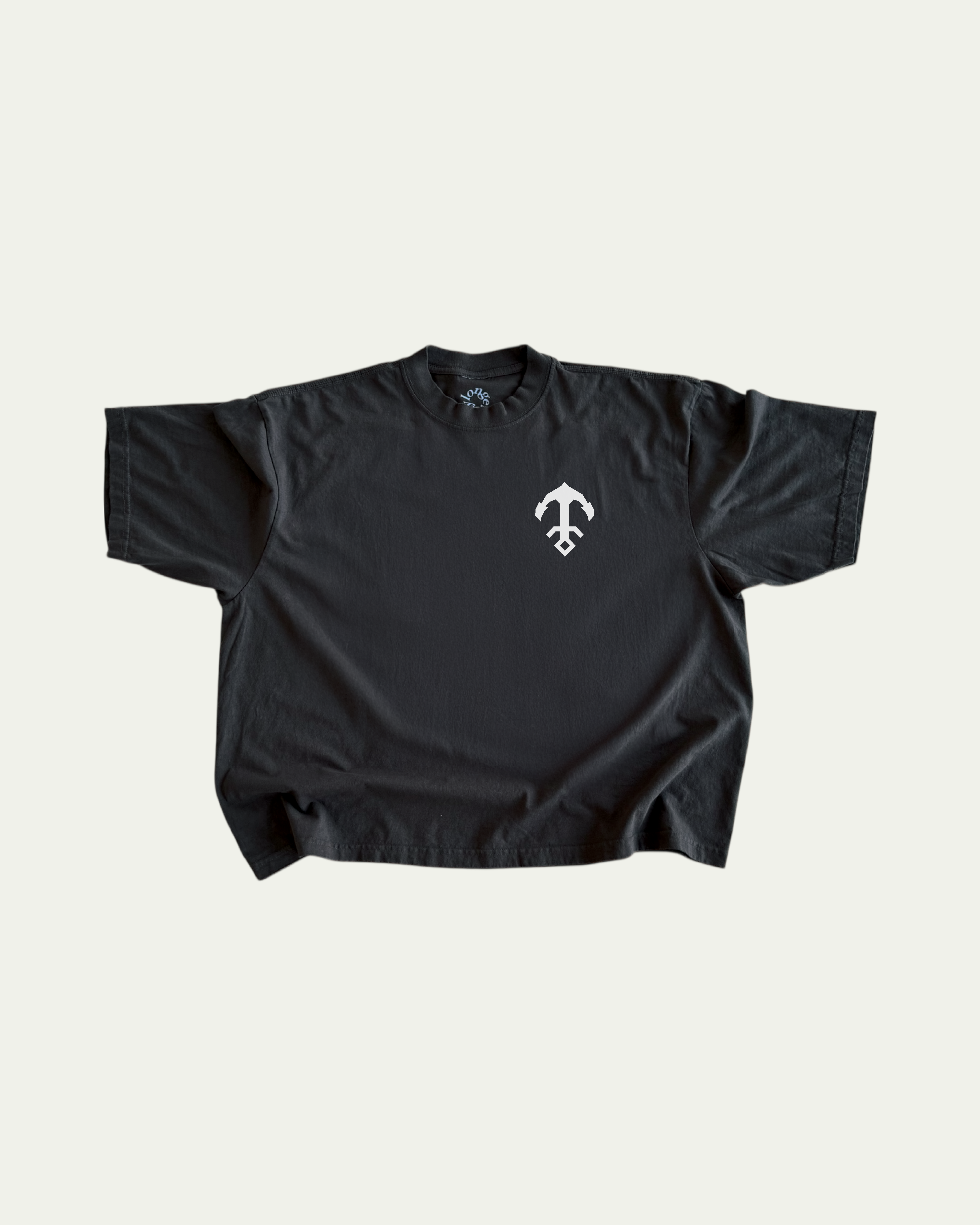 anchor_heavyweight box tee [black]