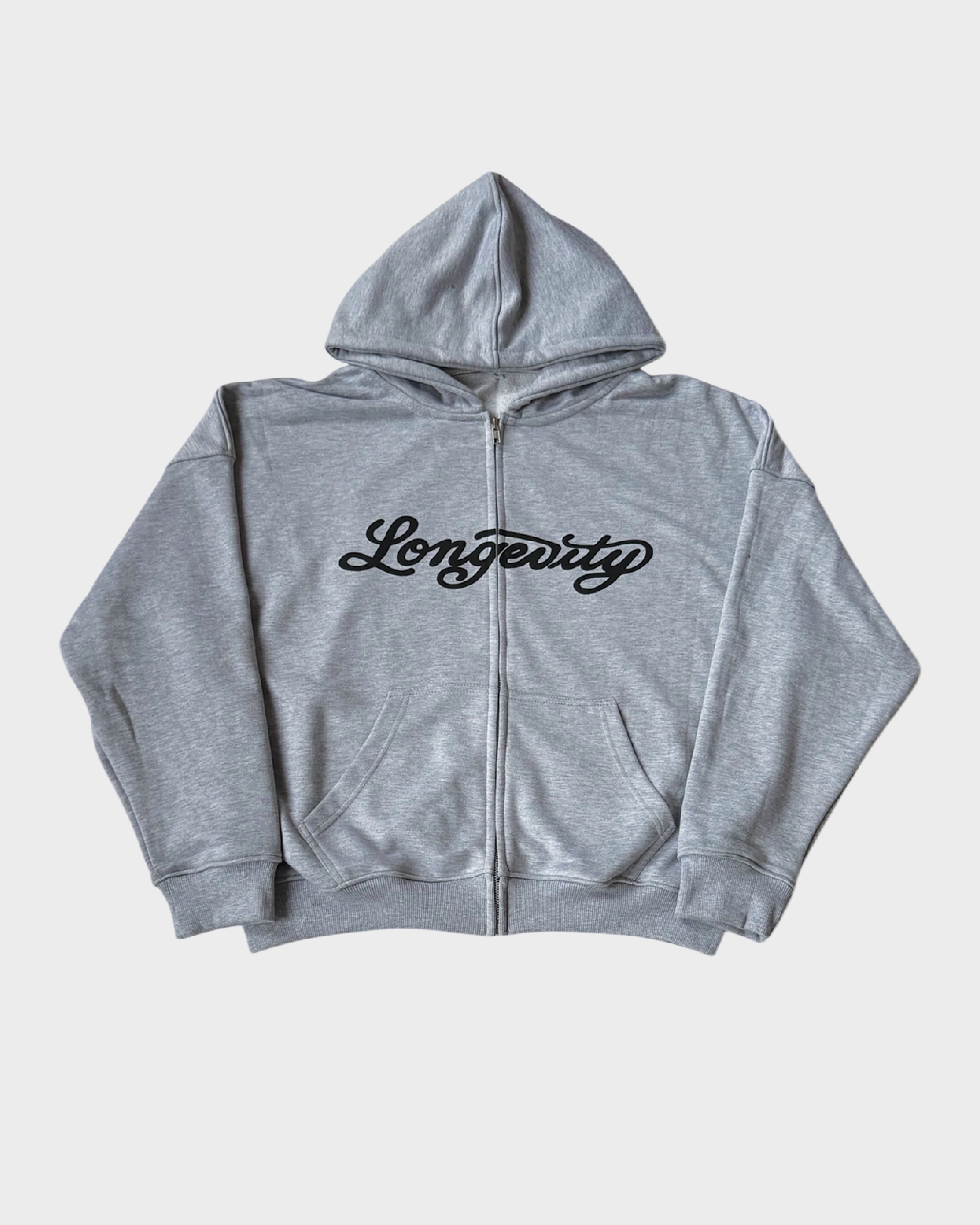 tatu_zip-up hoodie [heather grey]