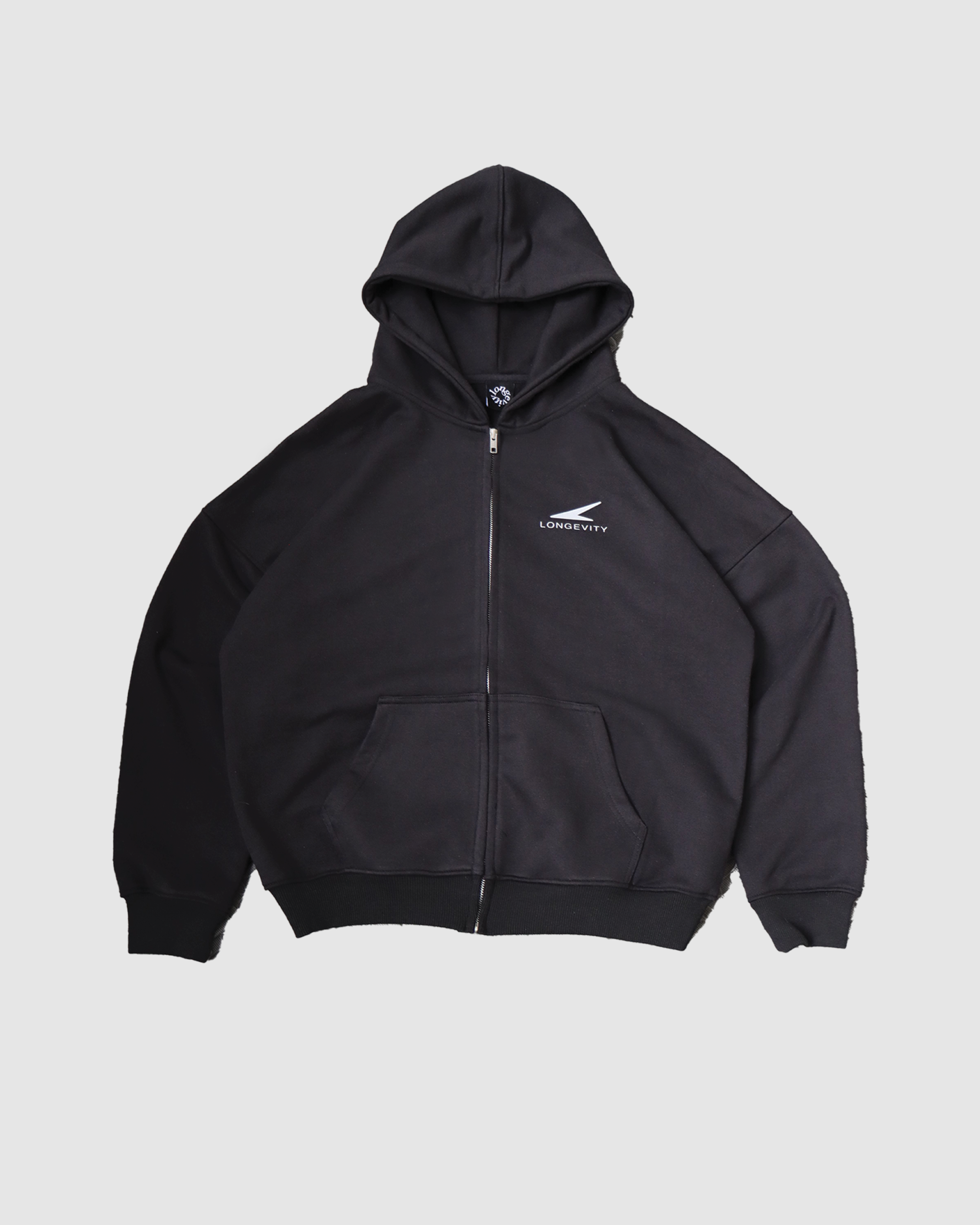 speed_zip-up hoodie [black]