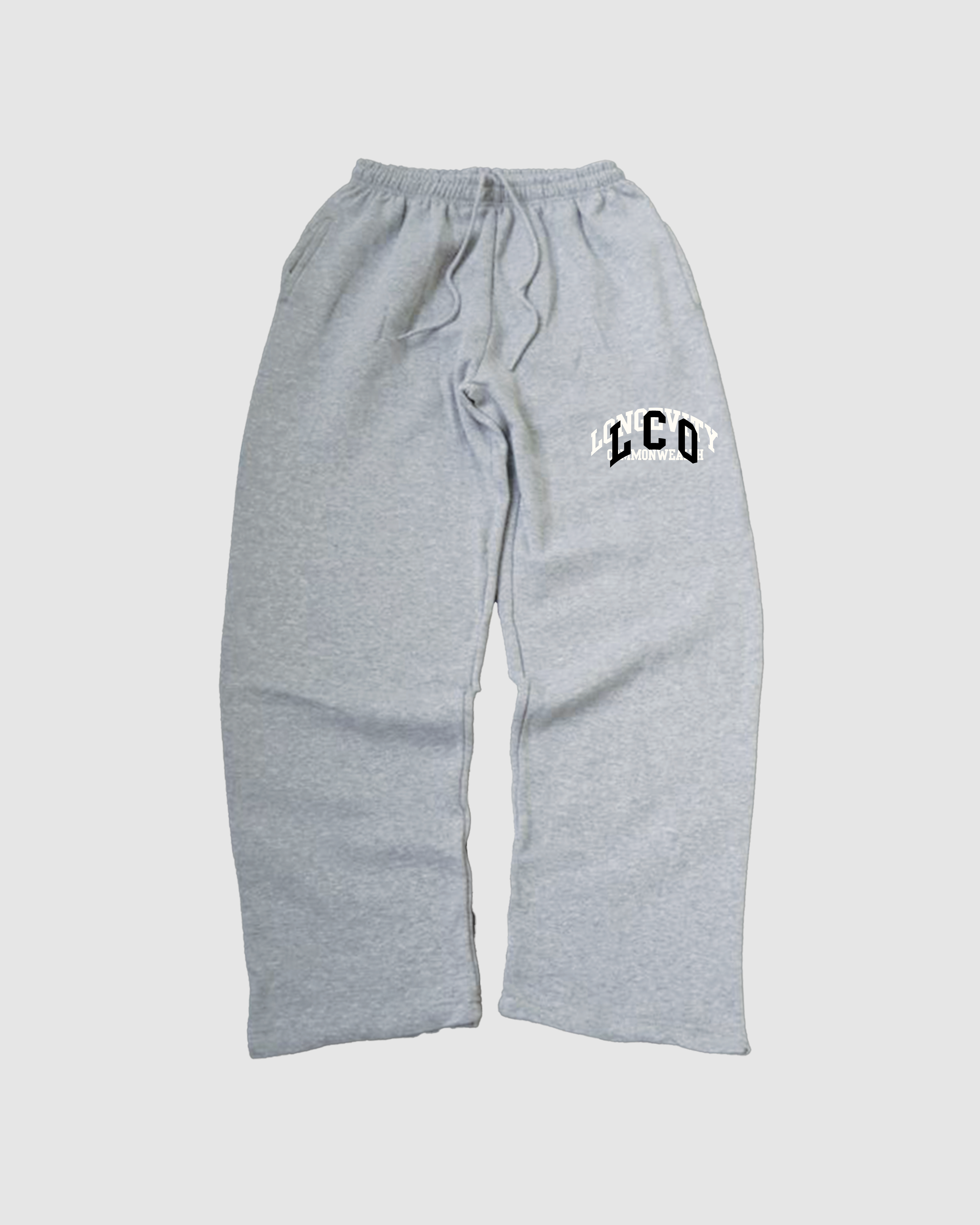 stacked_open bottom college sweats (sport grey)